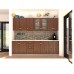 Bucatarie Zebra 2.6 metri MDF cedru frezare frunza